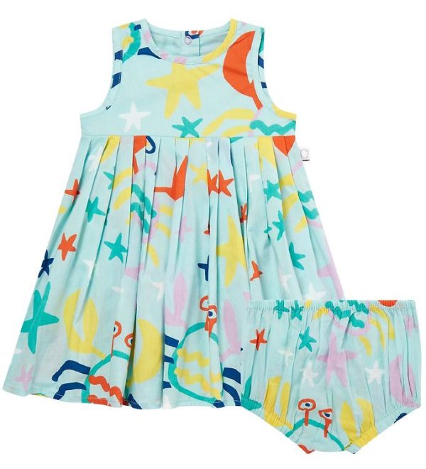 Stella McCartney Kids Kjole - Lyseblå m. Print - 24 mdr - Stella McCartney Kids Kjole