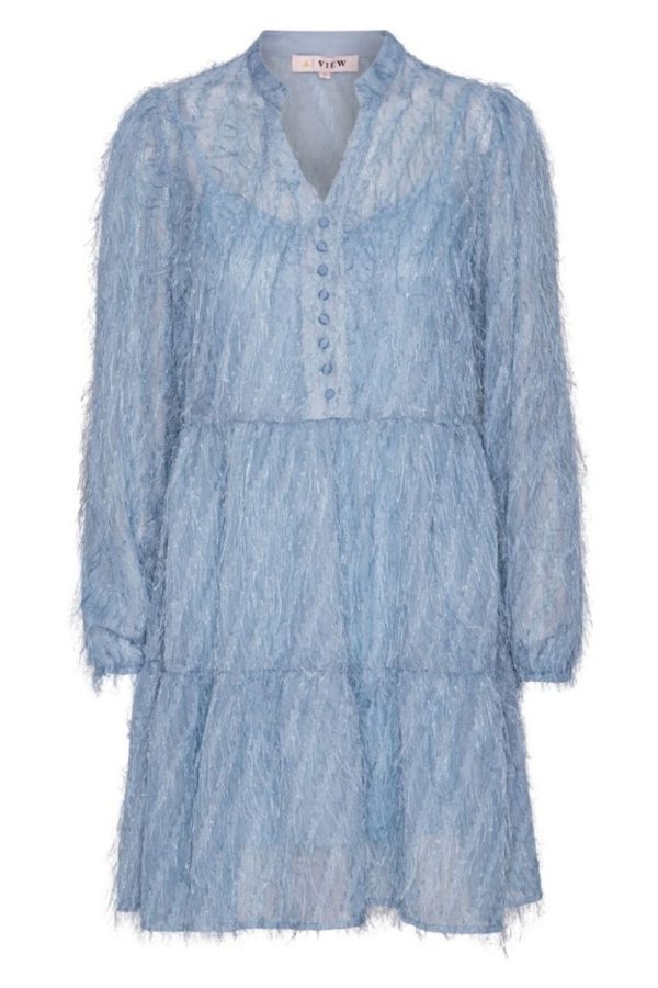 A-View - Kjole - Aiden Dress - Light Blue