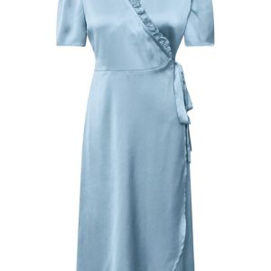 A-View - Kjole - Peony Dress - Light Blue