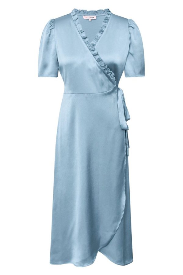 A-View - Kjole - Peony Dress - Light Blue
