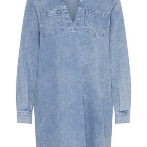 Ichi - Kjole - Bonnies - Light blue washed