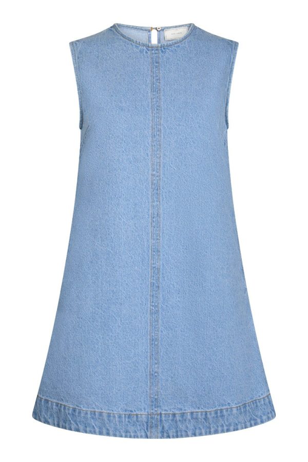 Neo Noir - Kjole - Livo Denim Dress - Light Blue (Levering midt maj)