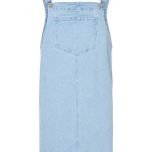 Pieces - Kjole - Monica Sl Denim Spencer Dress - Light Blue Denim