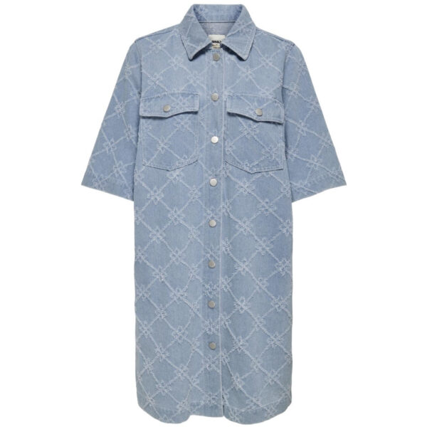 ONLY dame kjole ONLBELLE - Light Blue Denim