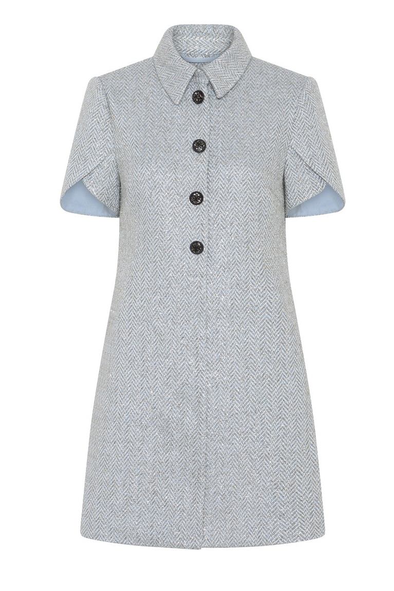 Bruuns Bazaar - Kjole - Cone Zendia dress - Light blue