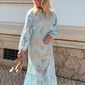 Loved by Lykke - Kjole - Yrsa LS Dress - Light Blue