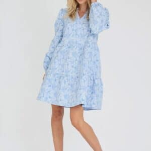 A-View - Kjole - Ida Dress - Light Blue (Levering slut januar)