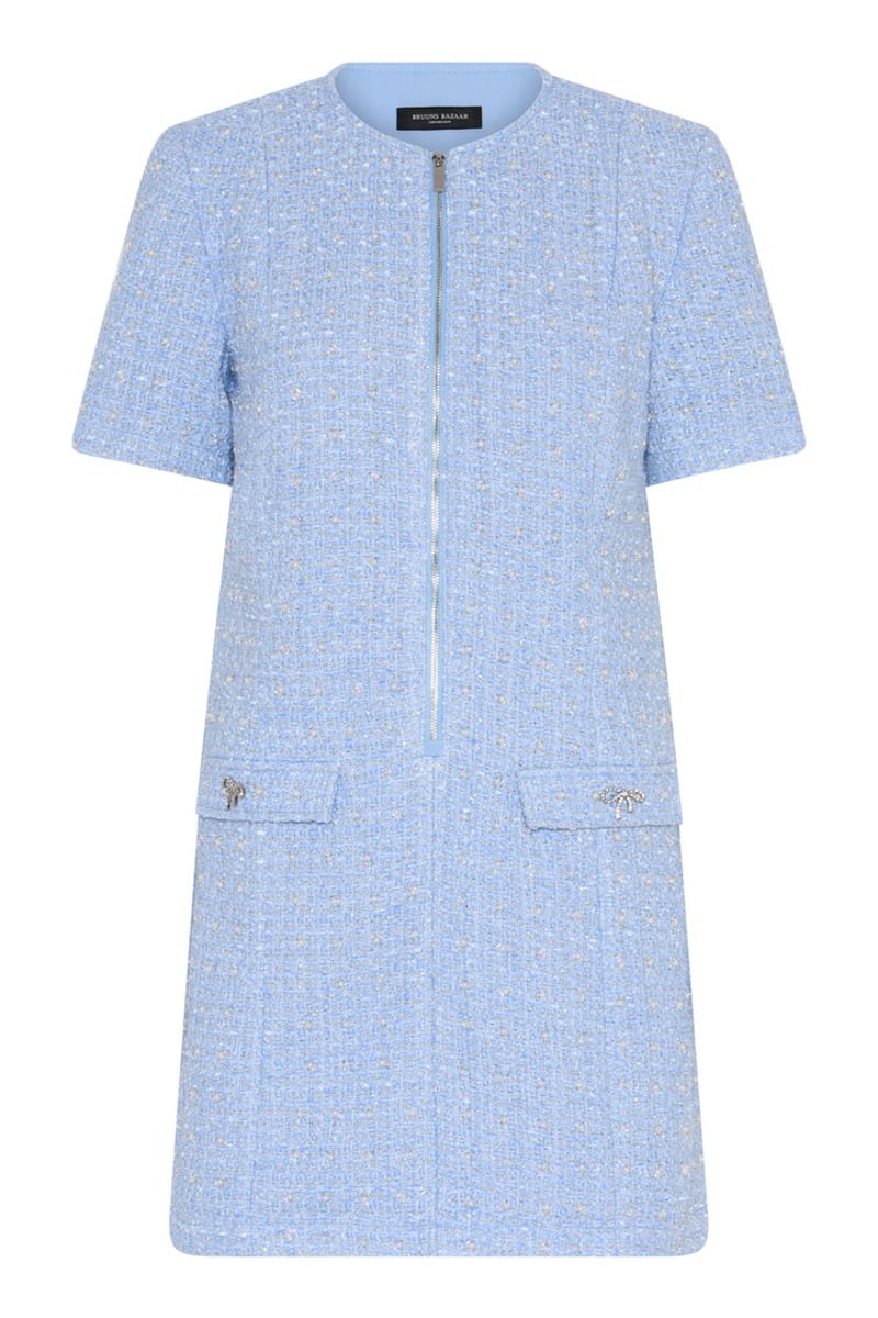 Bruuns Bazaar - Kjole - AttaleaBBZenny Dress - Light Blue