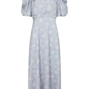 Neo Noir - Kjole - Kikka Faded Flower Dress - Light Blue