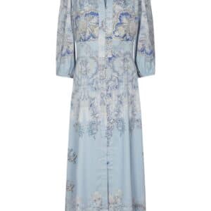 Neo Noir - Kjole - Stellar Artist Paisley Dress - Light Blue (Levering midt april)