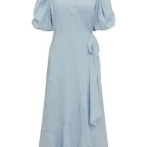 A-View - Kjole - Sinda Dot Dress - Light Blue