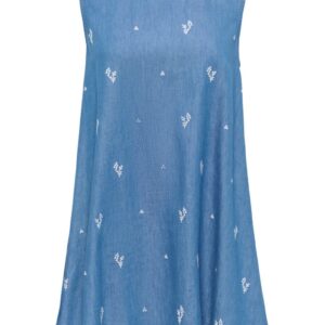 JDY - Kjole - Kai S/L Dress - Light Blue Denim/Cloud Dancer